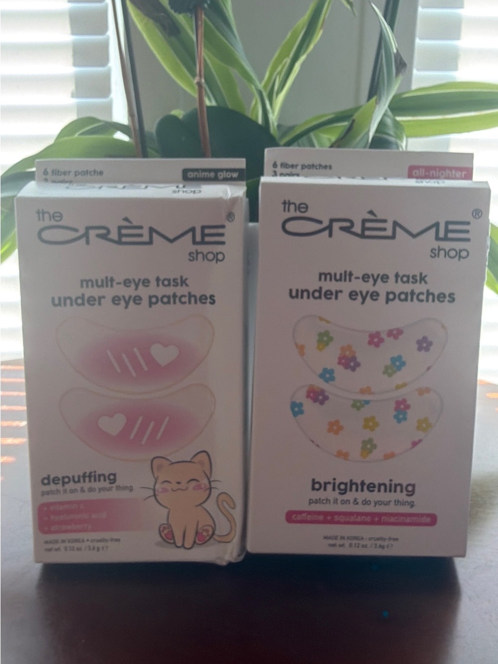 Multi-Eye Task Under Eye Patches — Brightening & Depuffing (Pink)